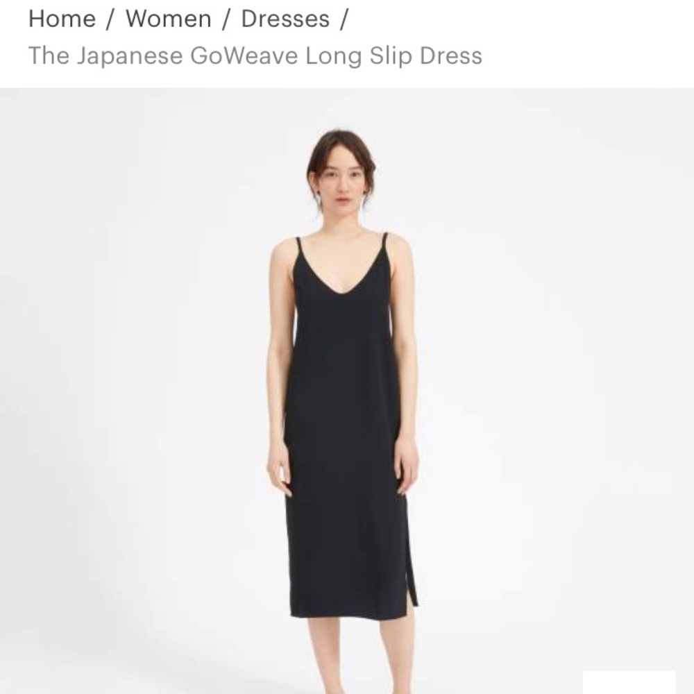 Everlane GoWeave slip dress